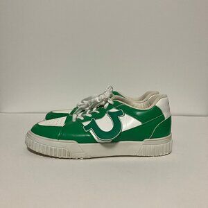 True Religion Green/White Stasha Sneakers, Size 9.5, Women's